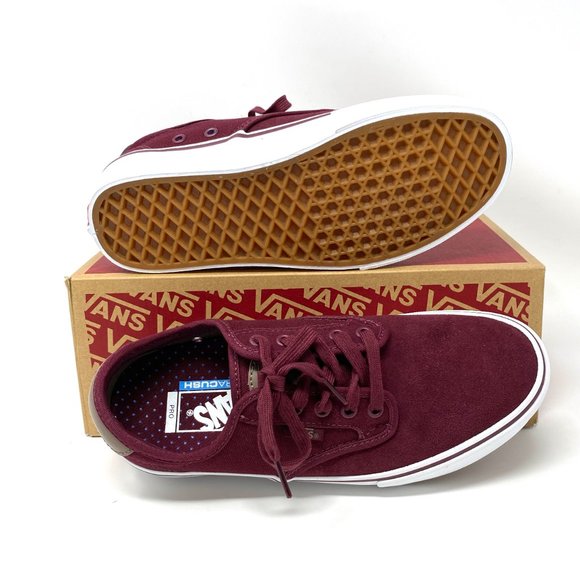💖MEGA SALE💖Vans Chima Ferguson Port Wine Red Canvas Women's 9 VN0A38CF0QS - Picture 3 of 11